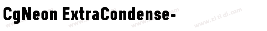 CgNeon ExtraCondense字体转换 CgNeon ExtraCondense字体转换
